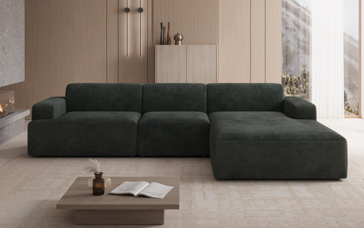 Designer Sofa Monza L Maxi in Cord
