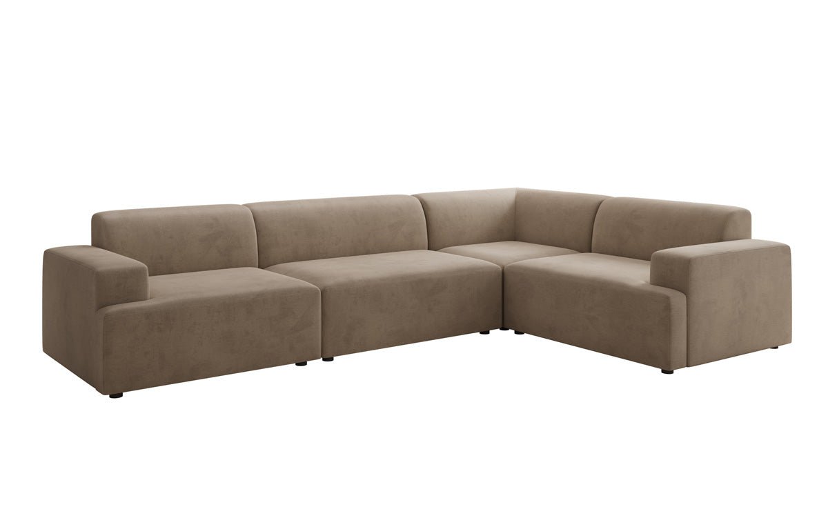 Designer Sofa Monza Wohnlandschaft L in Samt