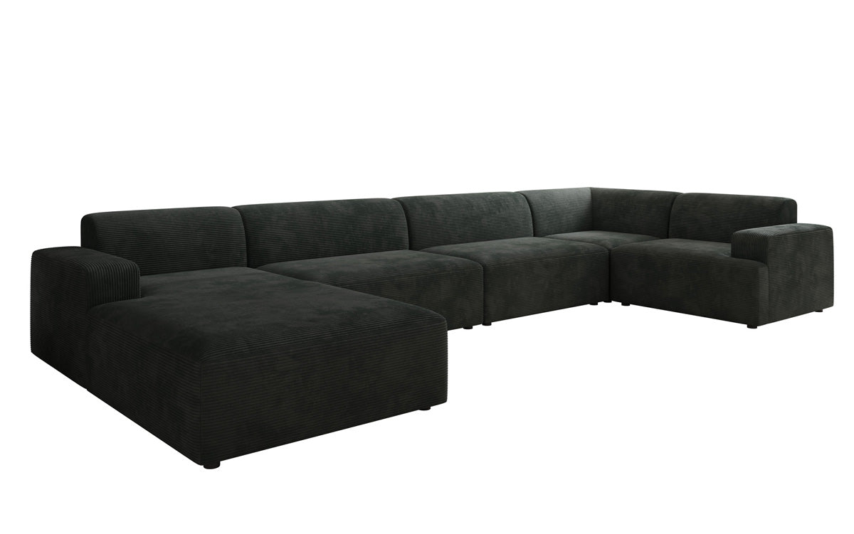 Designer Sofa Monza U XXL in Cord