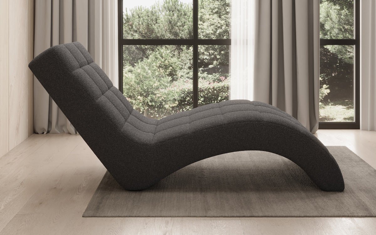 Designer Relax-Liege Nela in Bouclé