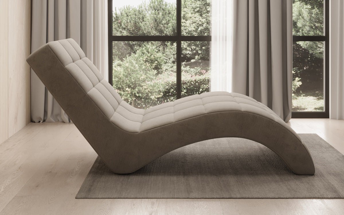 Designer Relax-Liege Nela in Samt