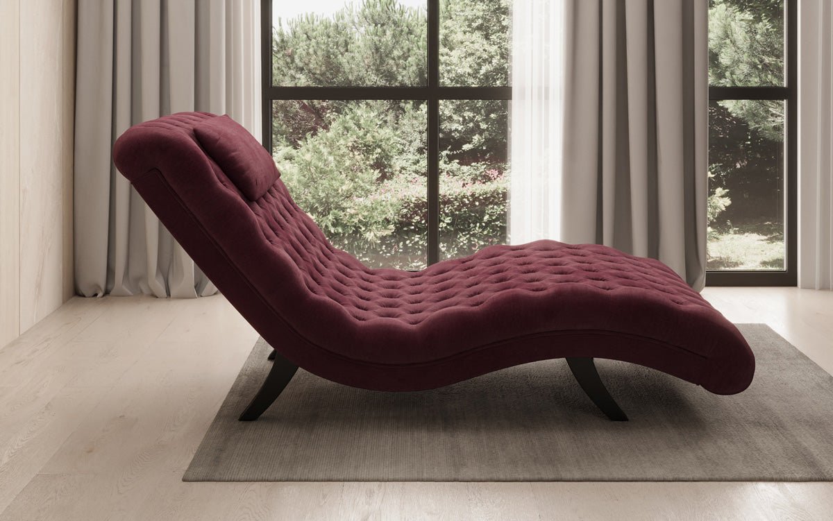 Designer Relax-Liege Elarion in Samt