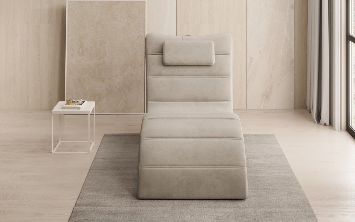 Designer Relax-Liege Leon in Samt