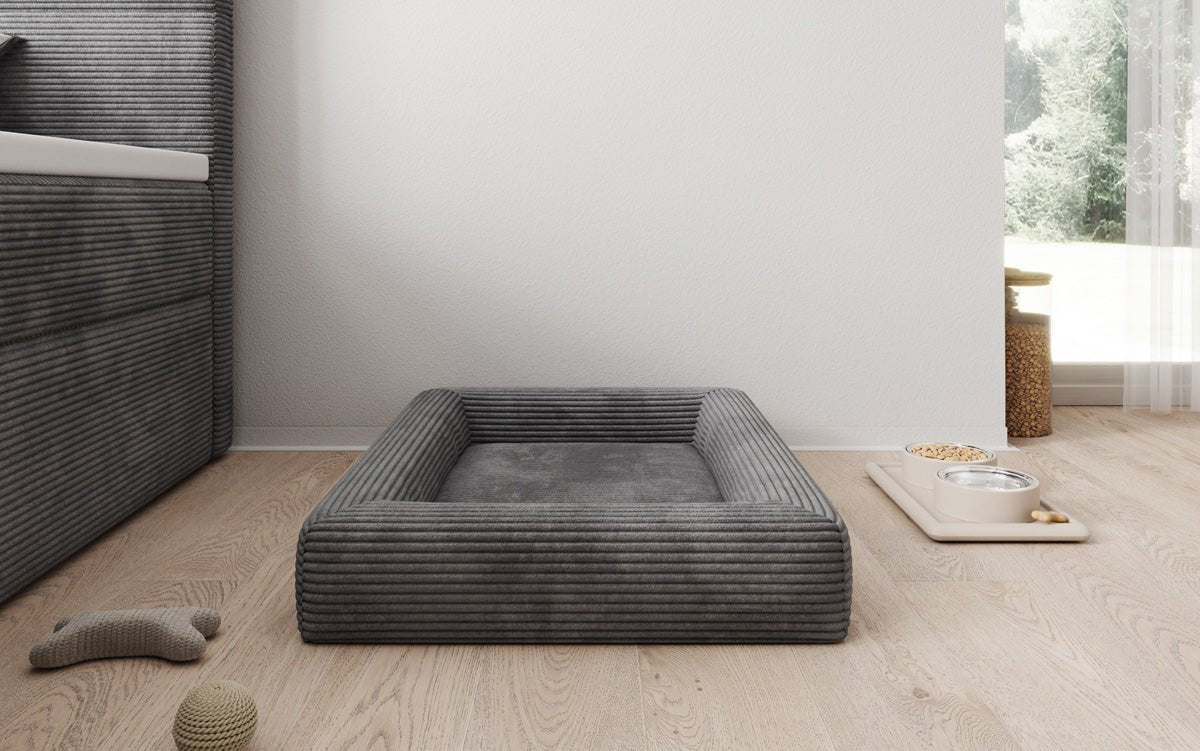 Hundebett Cordino 80 × 60 cm in Cord
