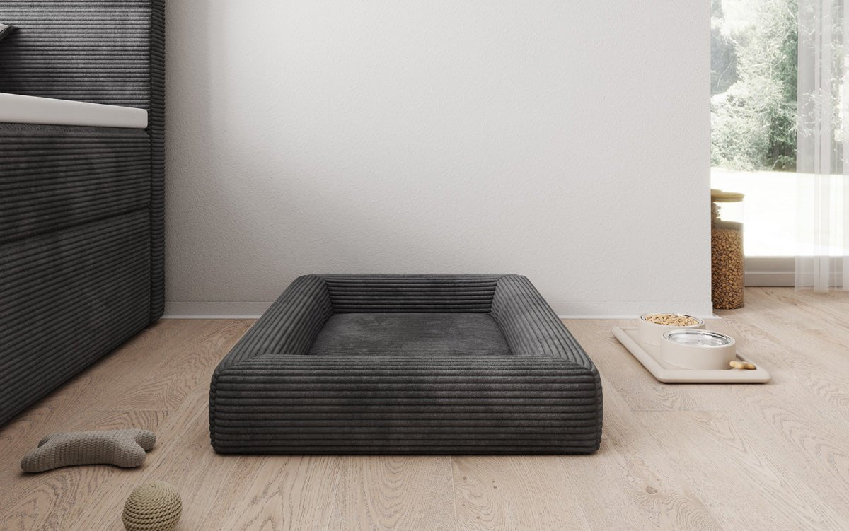 Hundebett Cordino 80 × 60 cm in Cord