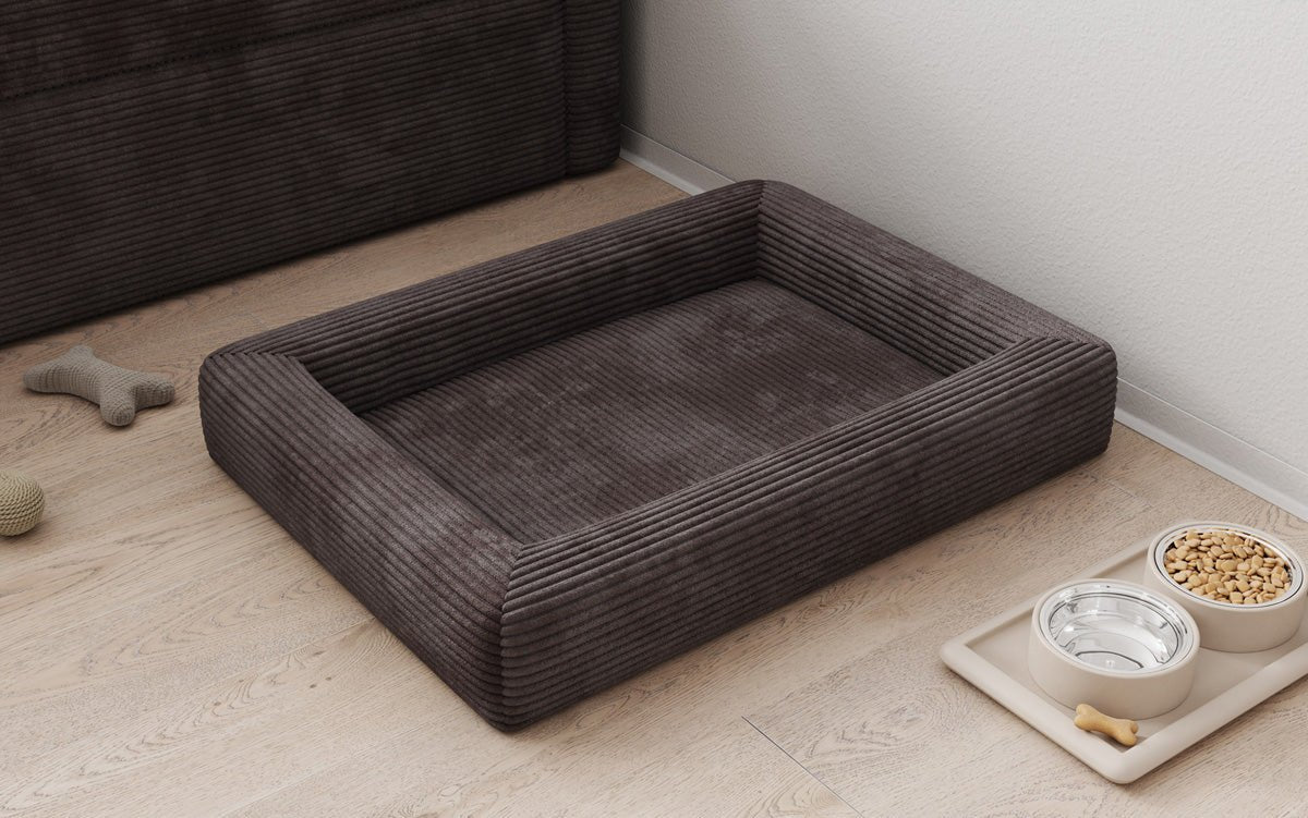Hundebett Cordino 80 × 60 cm in Cord