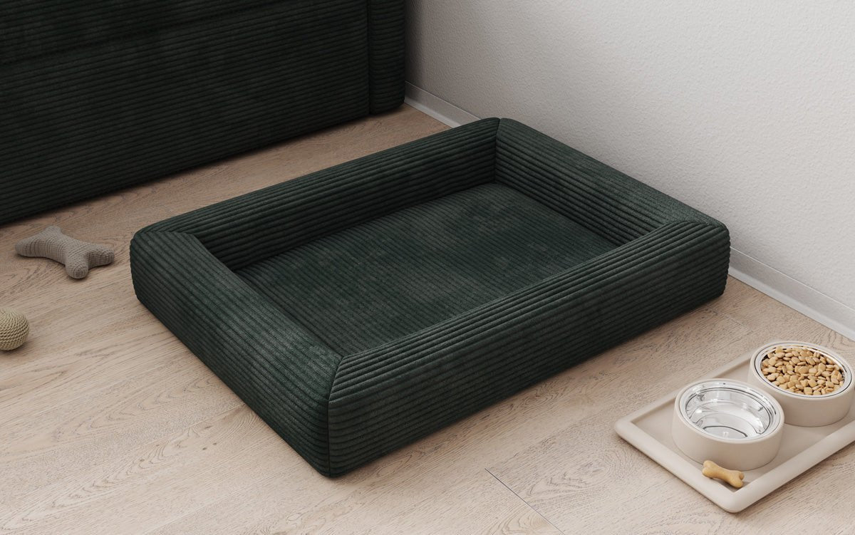 Hundebett Cordino 80 × 60 cm in Cord