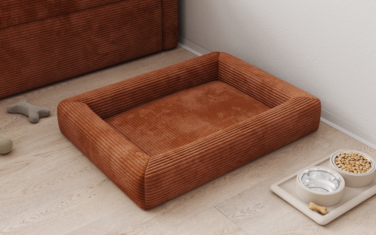 Hundebett Cordino 80 × 60 cm in Cord