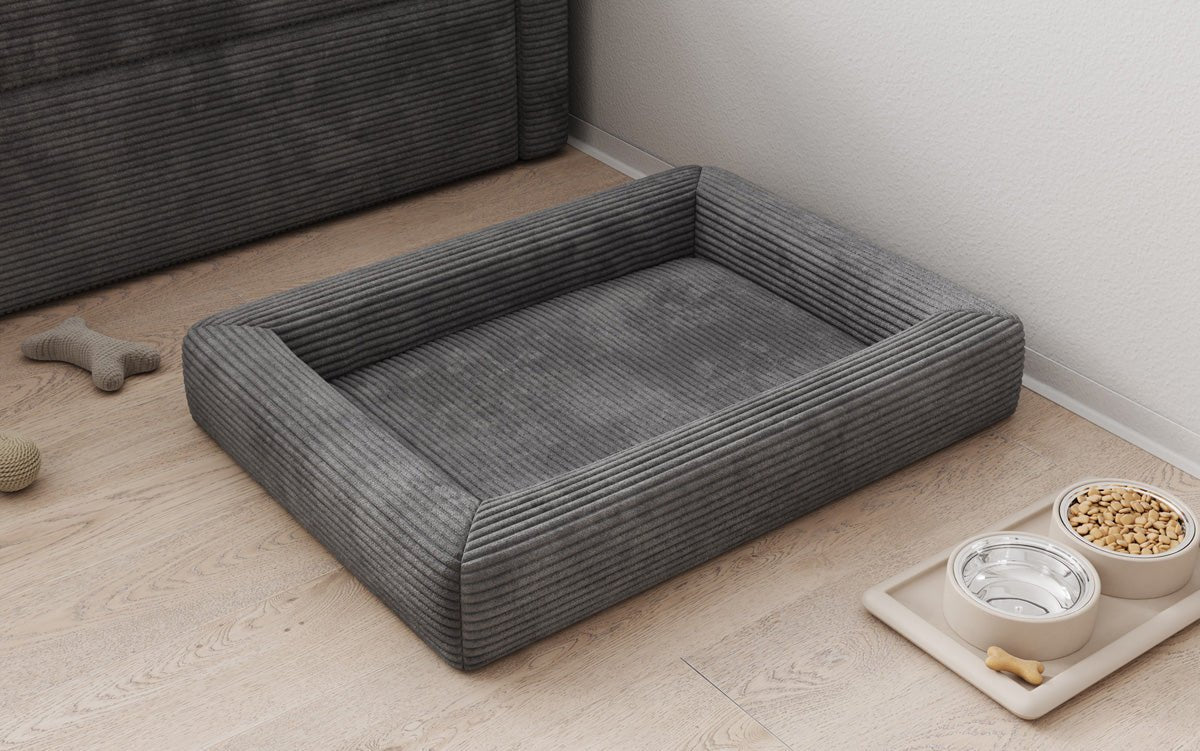 Hundebett Cordino 80 × 60 cm in Cord