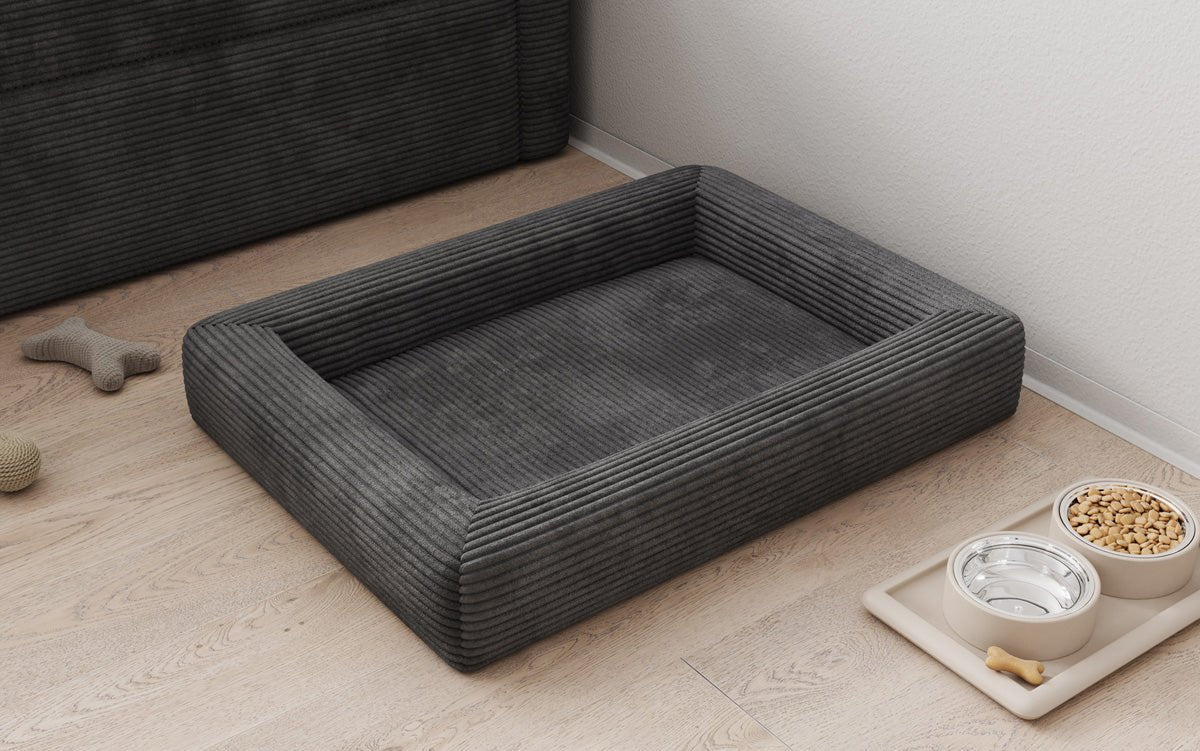 Hundebett Cordino 80 × 60 cm in Cord