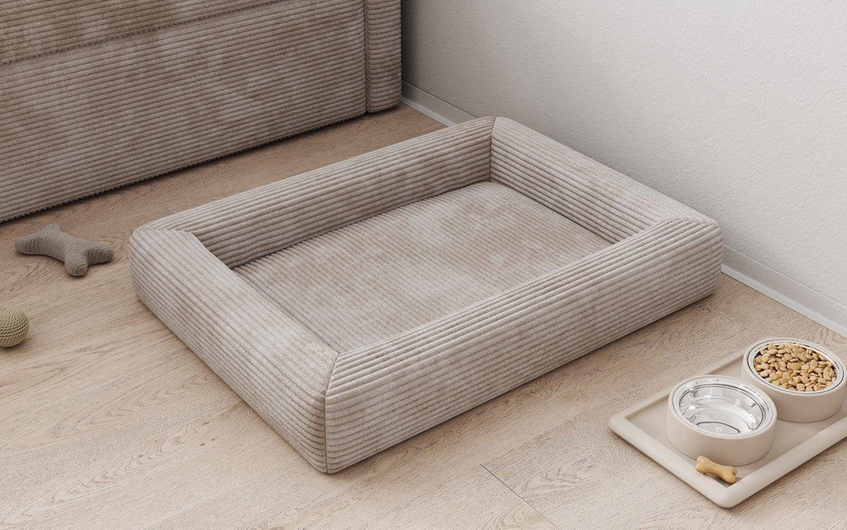Hundebett Cordino 80 × 60 cm in Cord