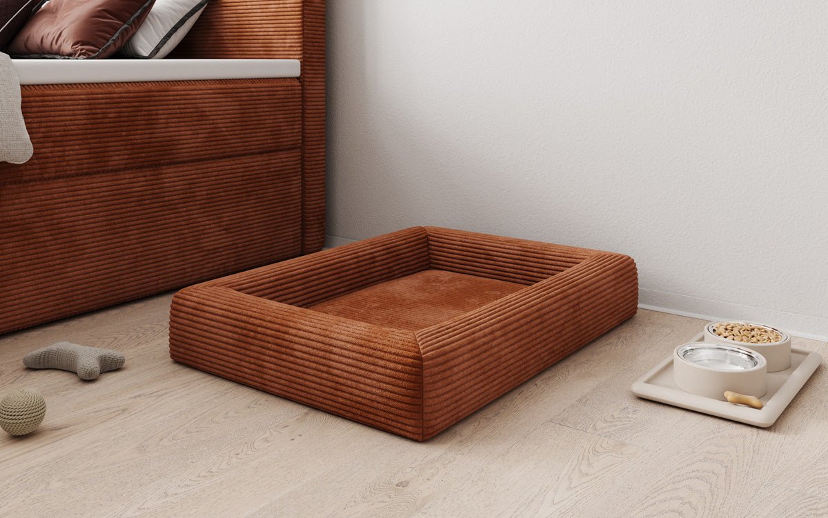 Hundebett Cordino 80 × 60 cm in Cord