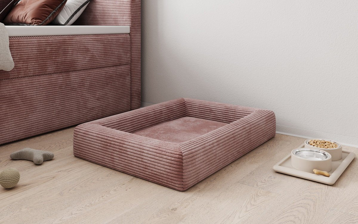 Hundebett Cordino 80 × 60 cm in Cord