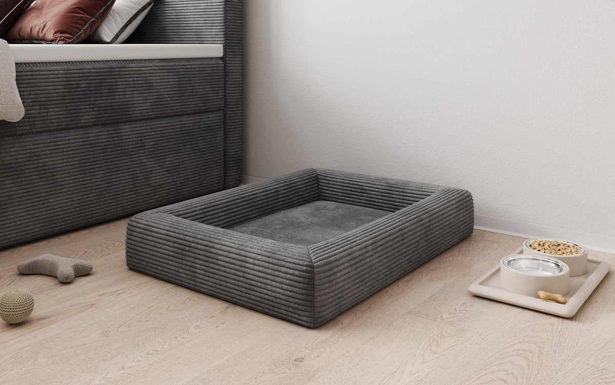 Hundebett Cordino 80 × 60 cm in Cord