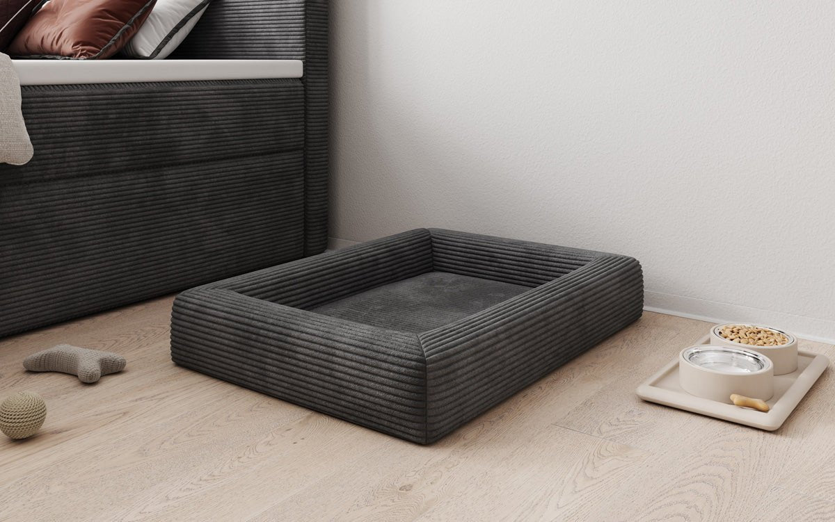 Hundebett Cordino 80 × 60 cm in Cord