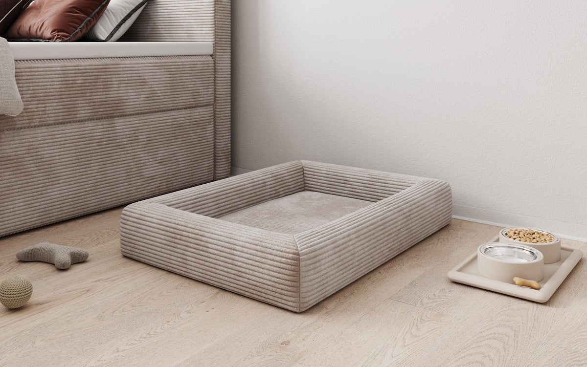 Hundebett Cordino 80 × 60 cm in Cord