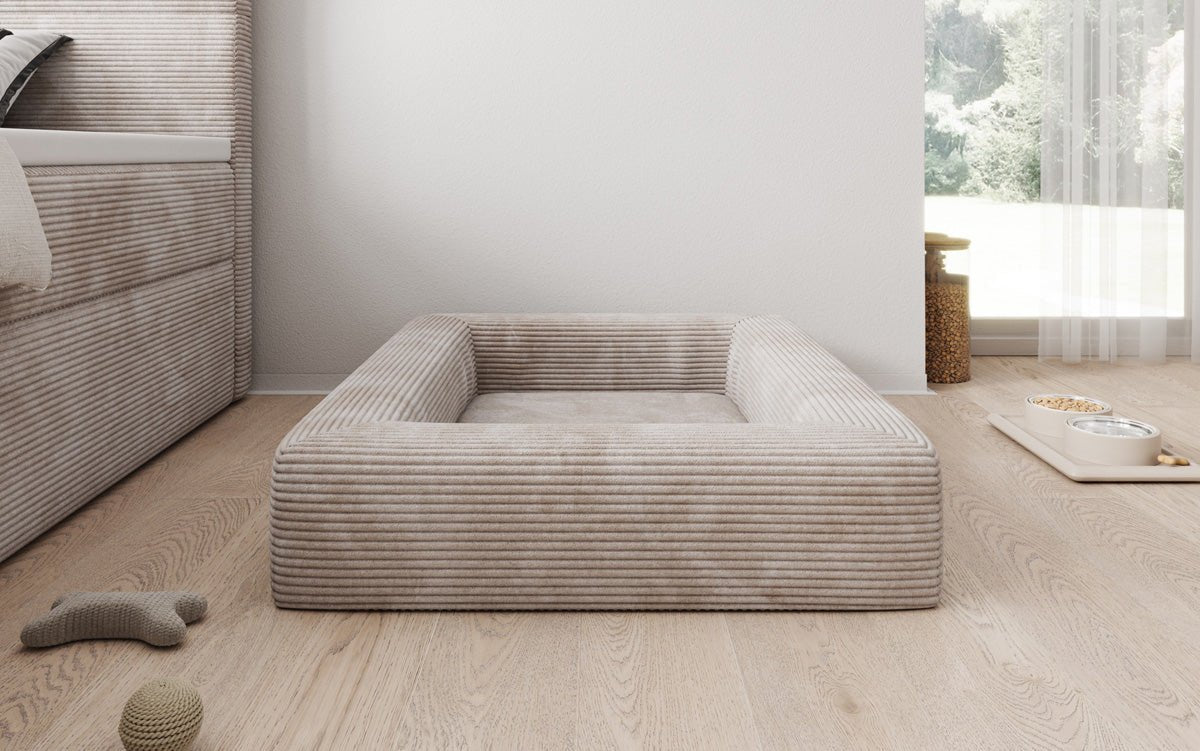 Hundebett Cordino 80 × 100 cm in Cord