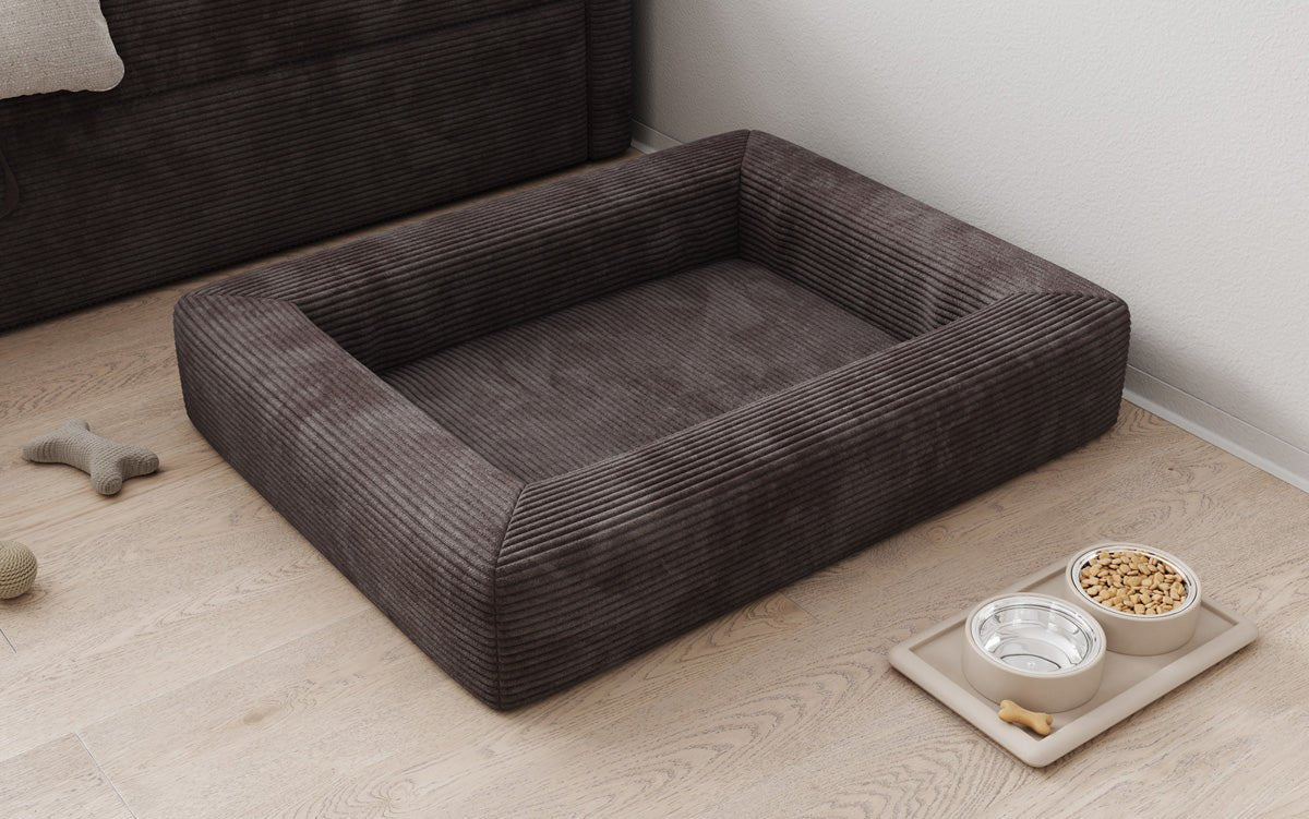 Hundebett Cordino 80 × 100 cm in Cord