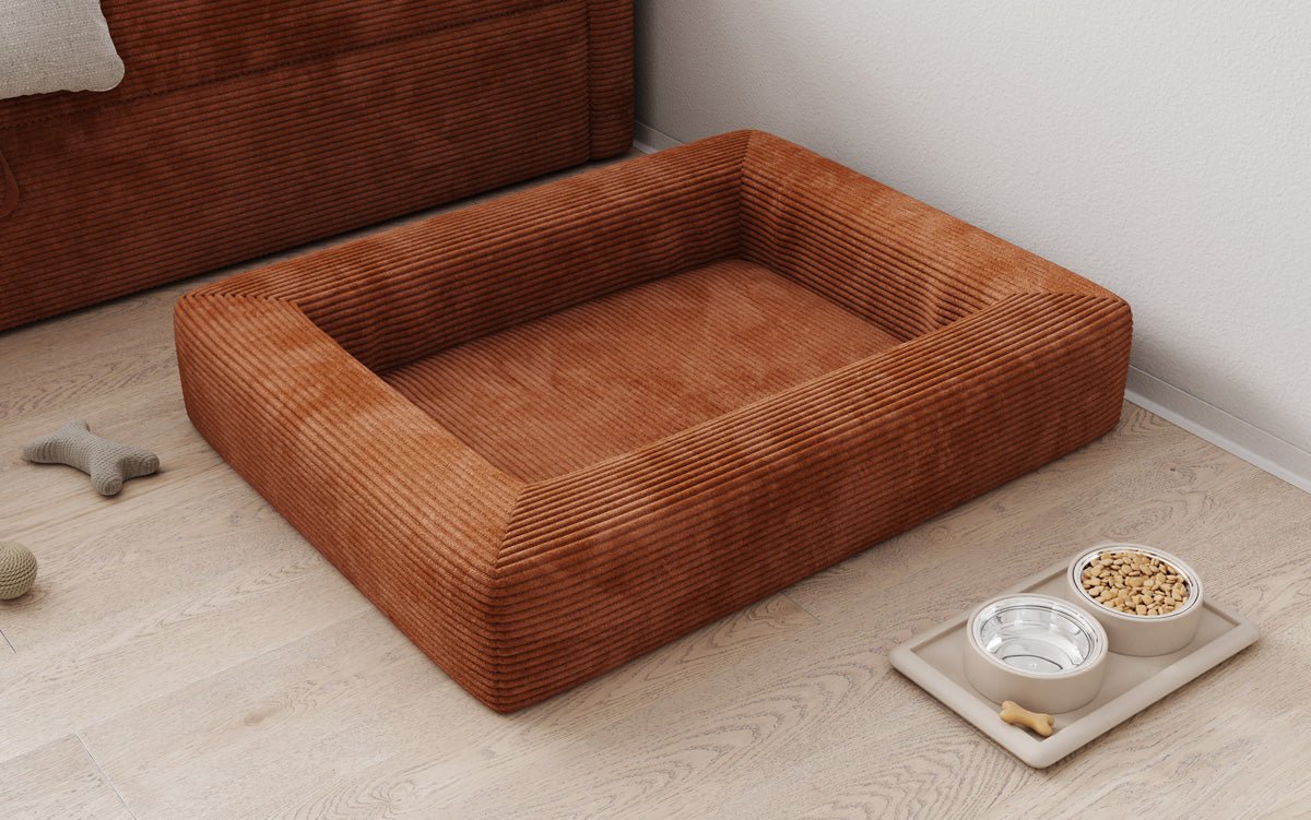 Hundebett Cordino 80 × 100 cm in Cord
