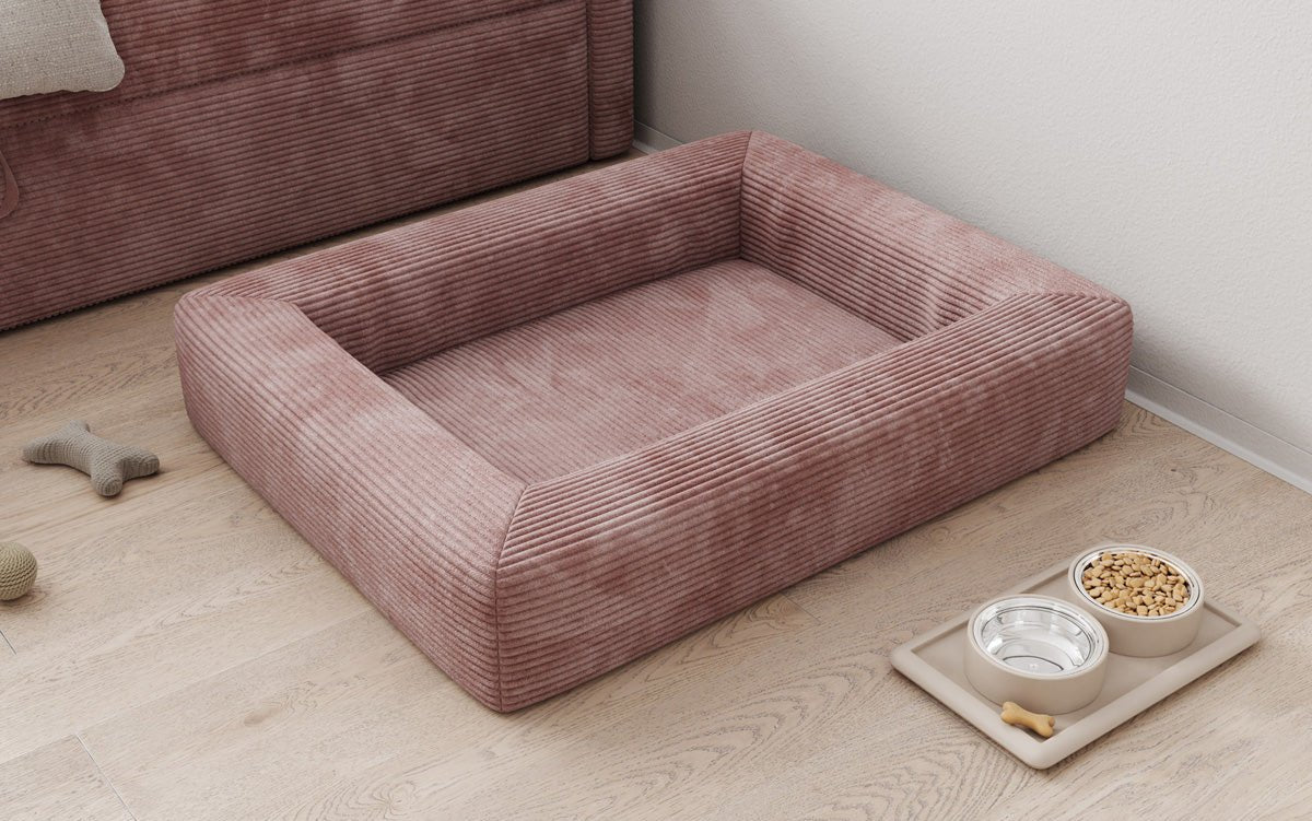 Hundebett Cordino 80 × 100 cm in Cord