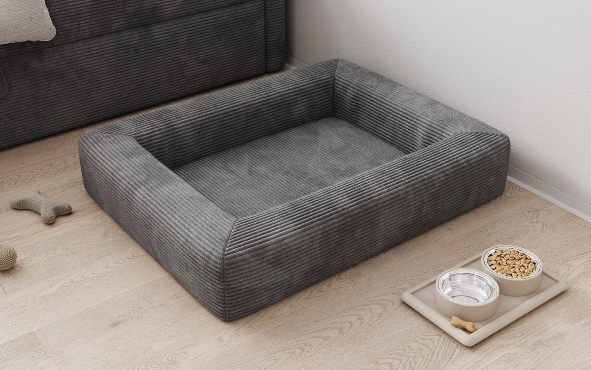 Hundebett Cordino 80 × 100 cm in Cord