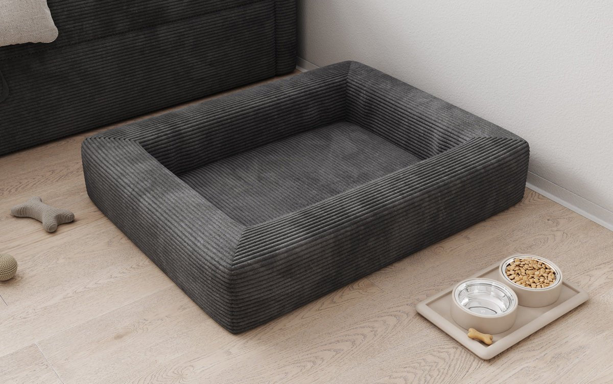 Hundebett Cordino 80 × 100 cm in Cord