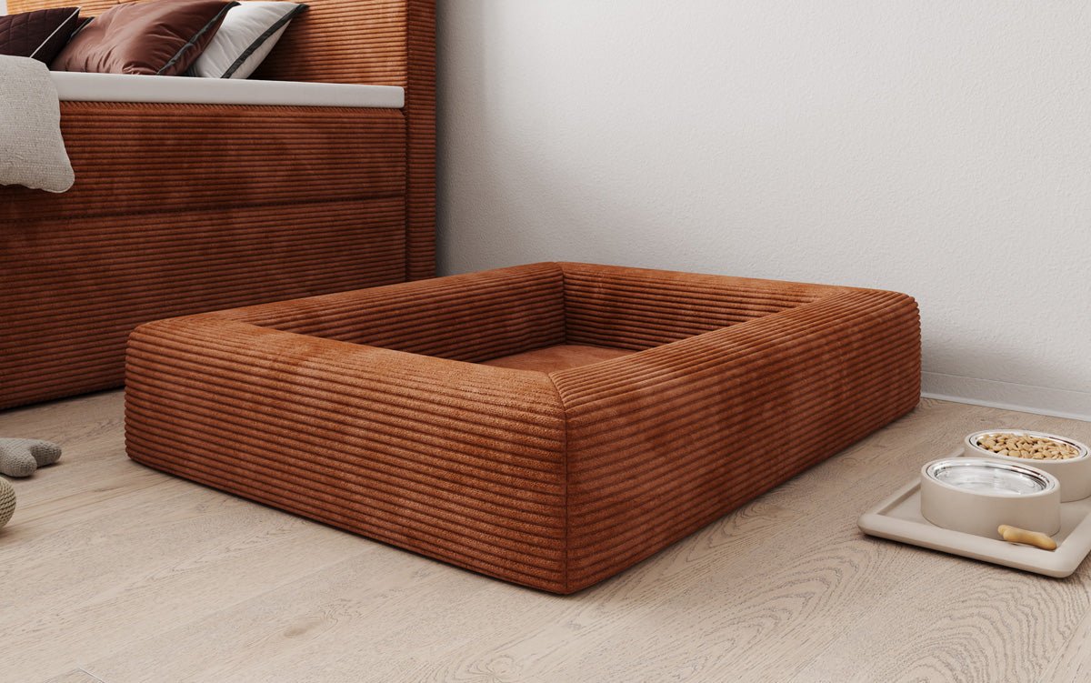 Hundebett Cordino 80 × 100 cm in Cord