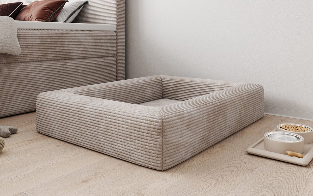 Hundebett Cordino 80 × 100 cm in Cord