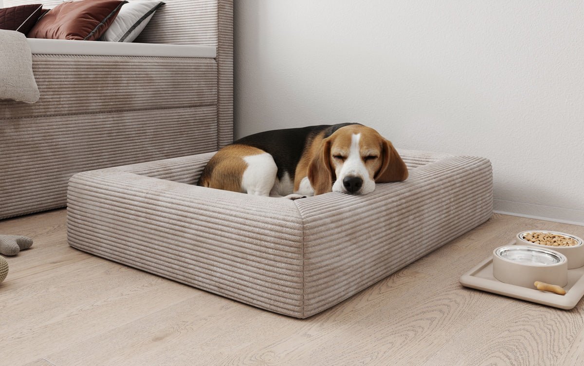 Hundebett Cordino 80 × 100 cm in Cord