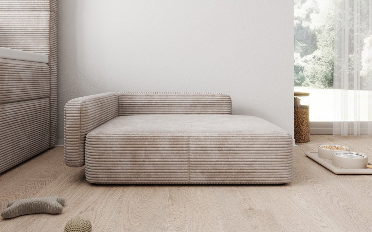 Hundebett BelloCouch 80 × 60 cm in Cord