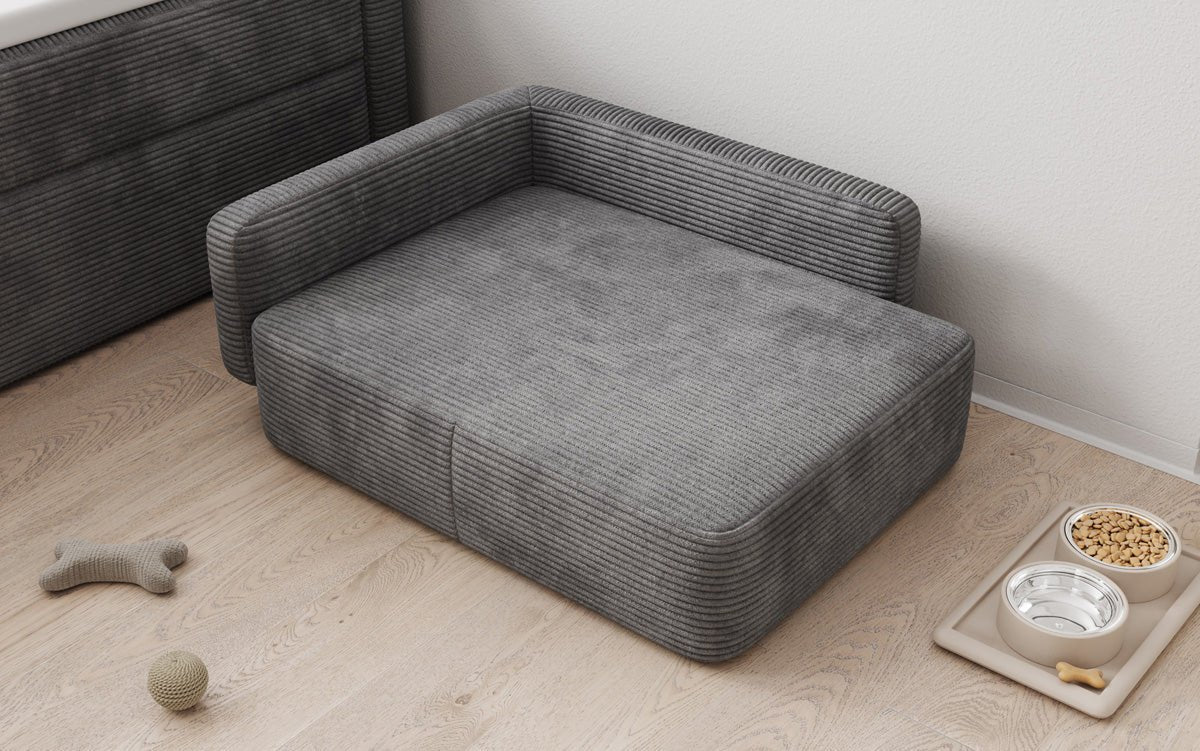 Hundebett BelloCouch 80 × 60 cm in Cord