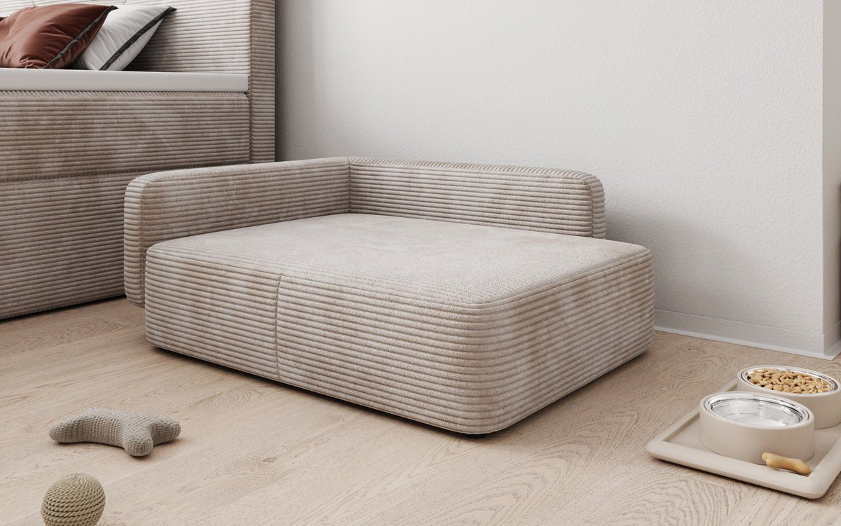 Hundebett BelloCouch 80 × 60 cm in Cord