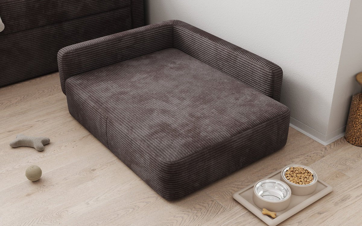 Hundebett BelloCouch 80 × 100 cm in Cord