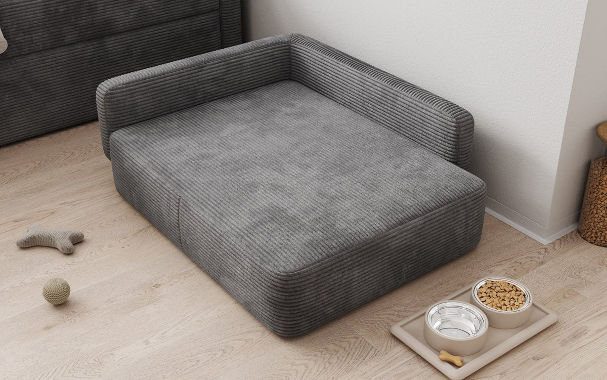 Hundebett BelloCouch 80 × 100 cm in Cord
