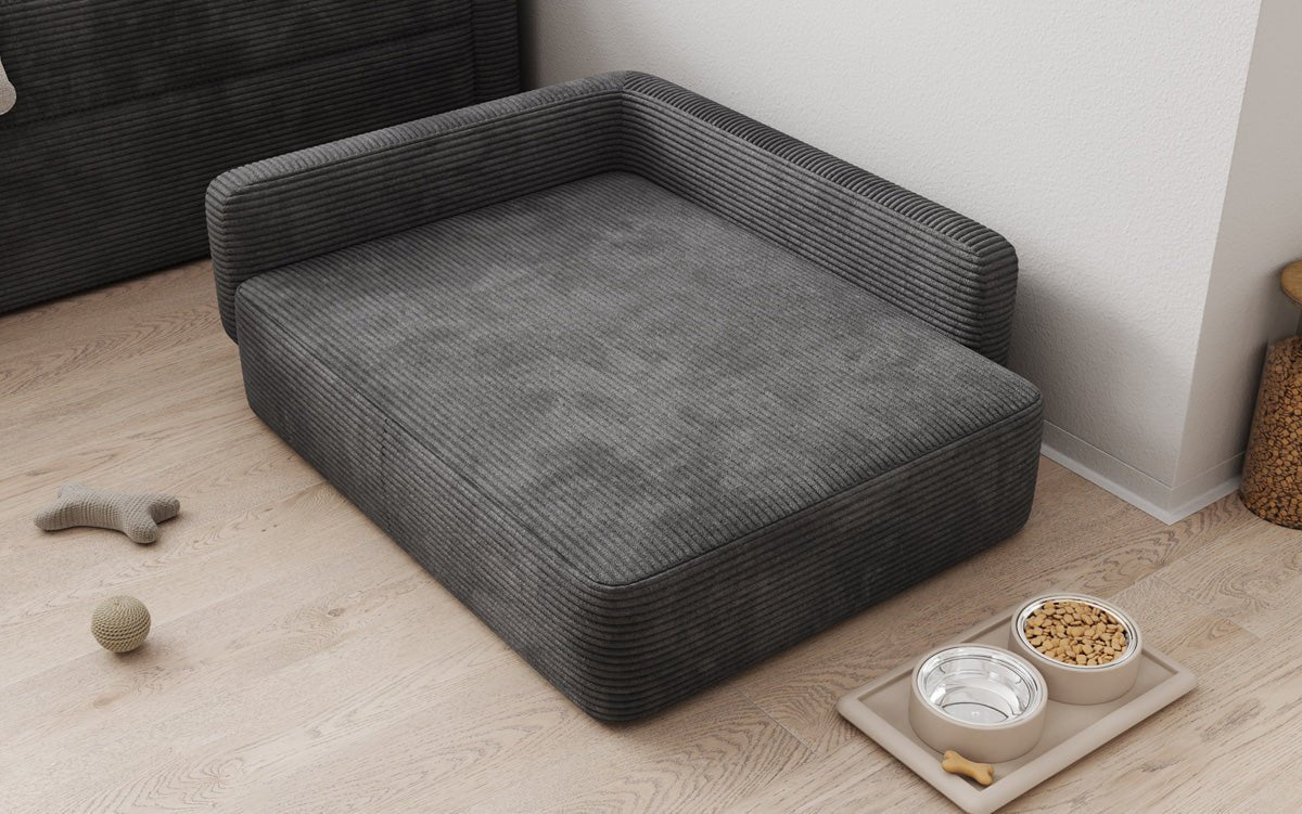 Hundebett BelloCouch 80 × 100 cm in Cord