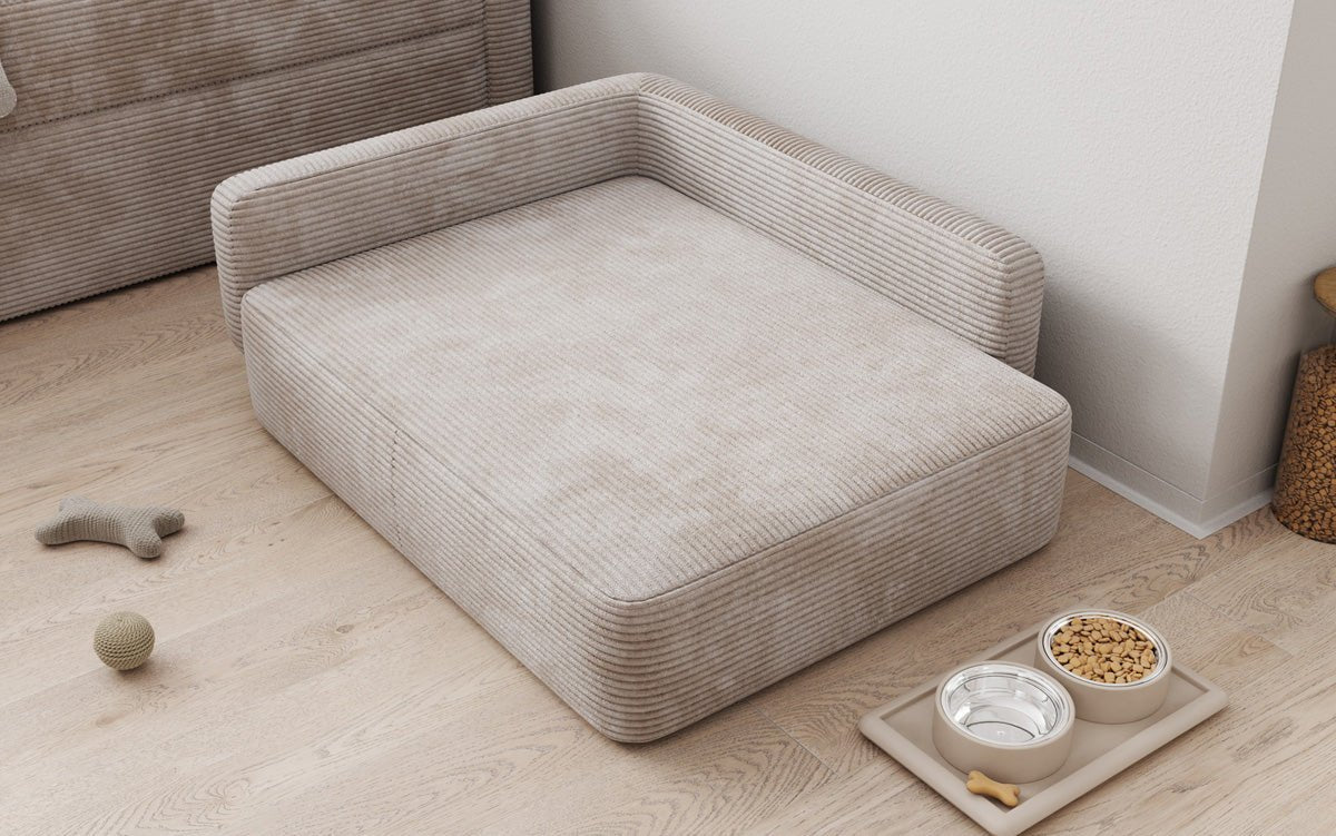 Hundebett BelloCouch 80 × 100 cm in Cord