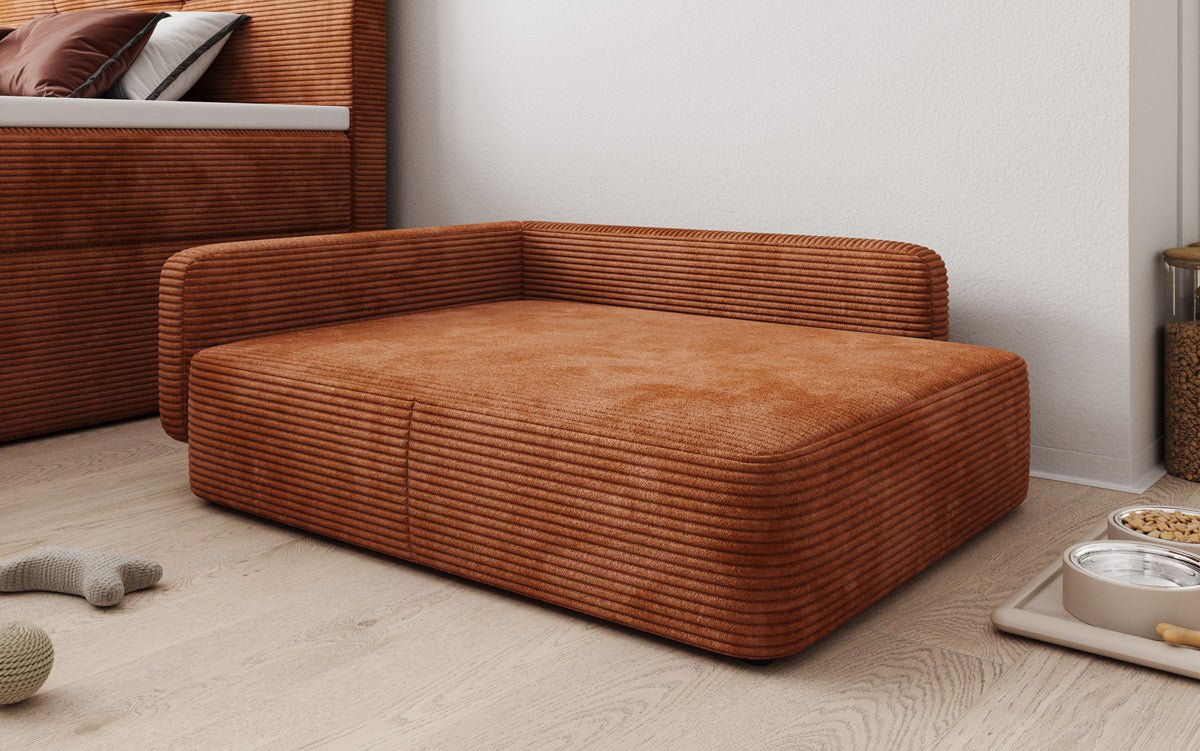 Hundebett BelloCouch 80 × 100 cm in Cord