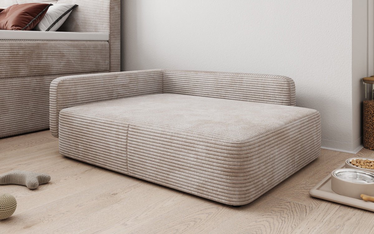 Hundebett BelloCouch 80 × 100 cm in Cord