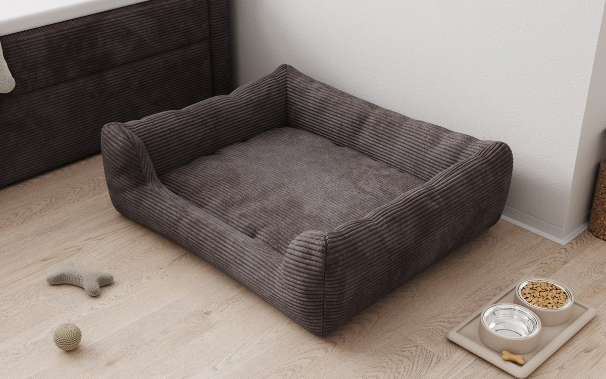 Hundebett Cosmo 120 × 80 cm in Cord