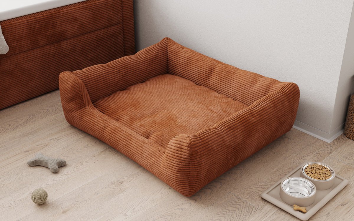 Hundebett Cosmo 120 × 80 cm in Cord