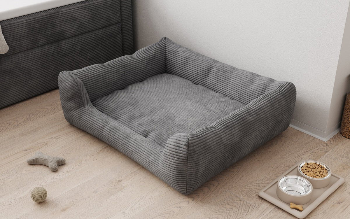 Hundebett Cosmo 120 × 80 cm in Cord