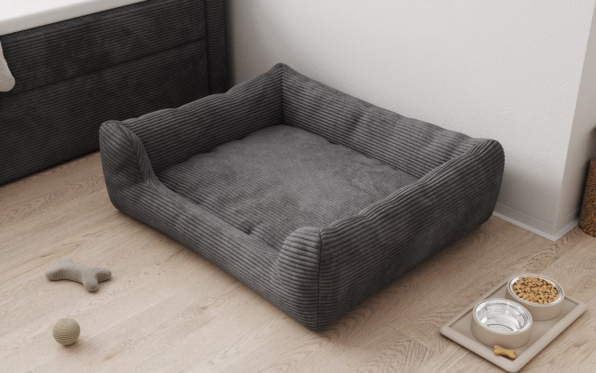 Hundebett Cosmo 120 × 80 cm in Cord