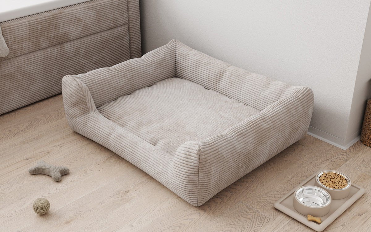 Hundebett Cosmo 120 × 80 cm in Cord