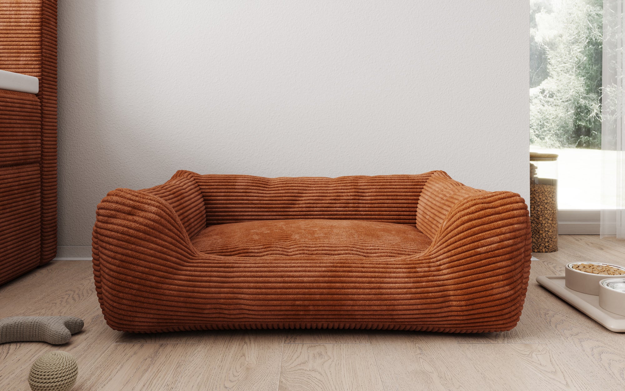 Hundebett Cosmo 60 × 80 cm in Cord