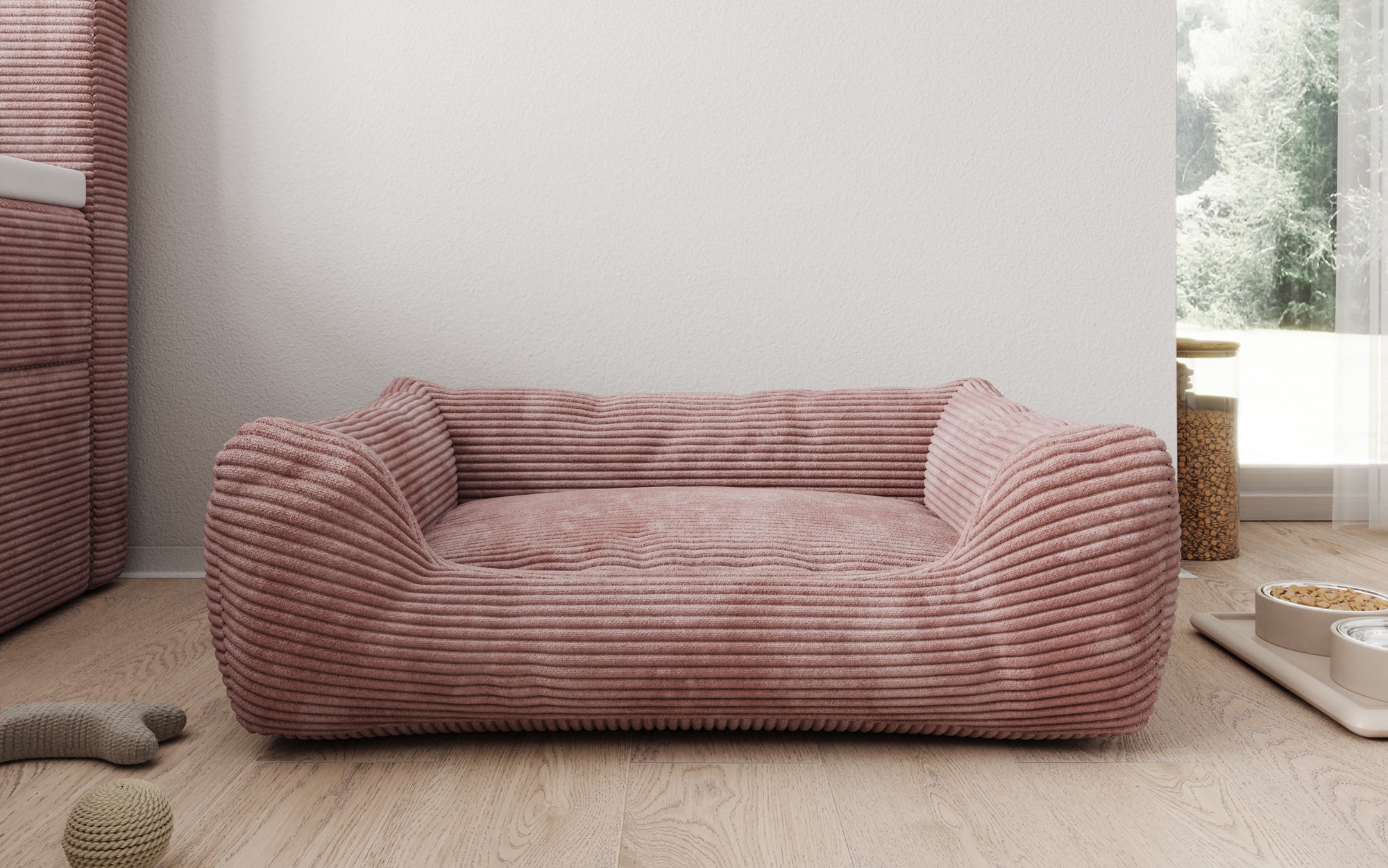 Hundebett Cosmo 60 × 80 cm in Cord