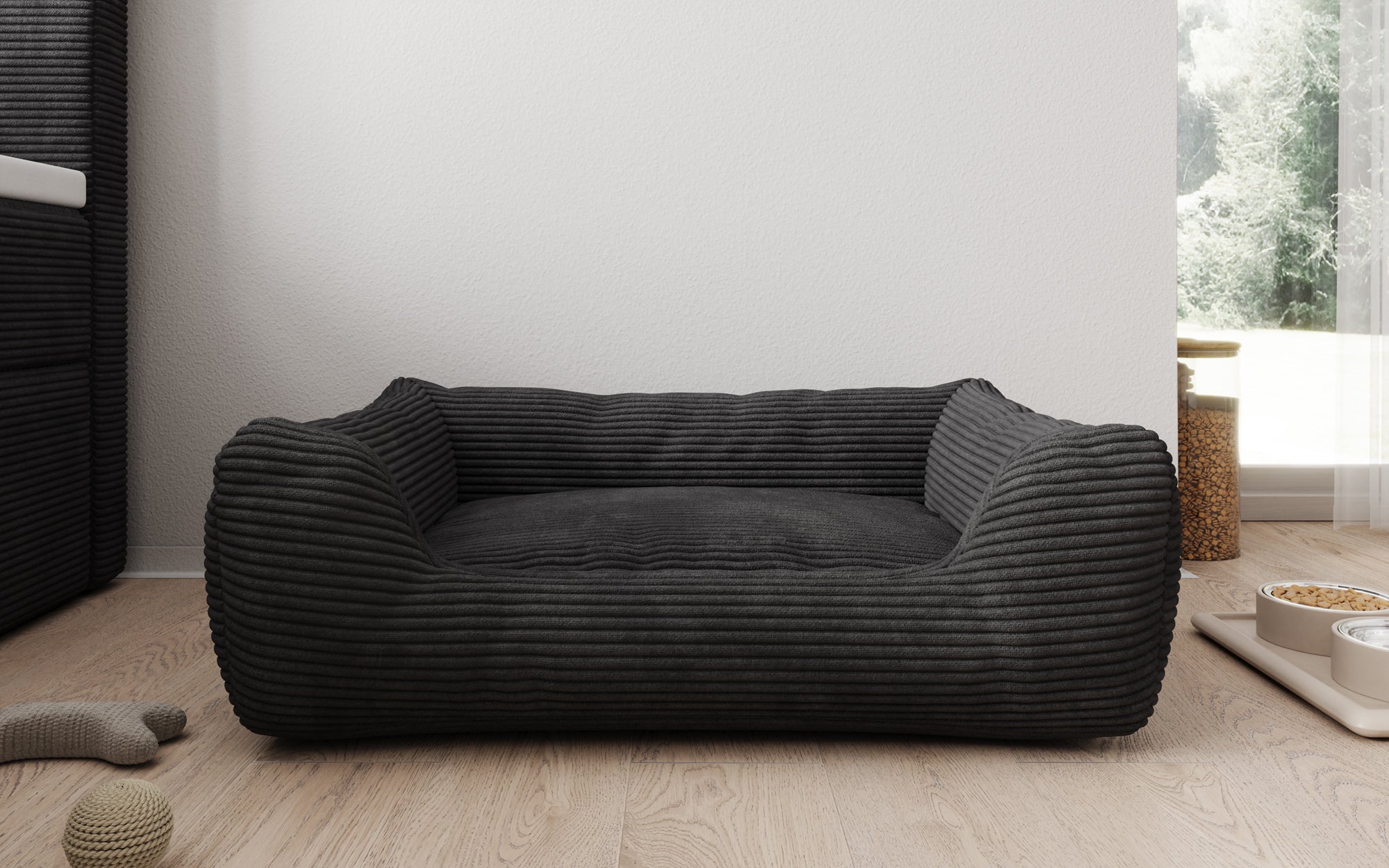 Hundebett Cosmo 60 × 80 cm in Cord