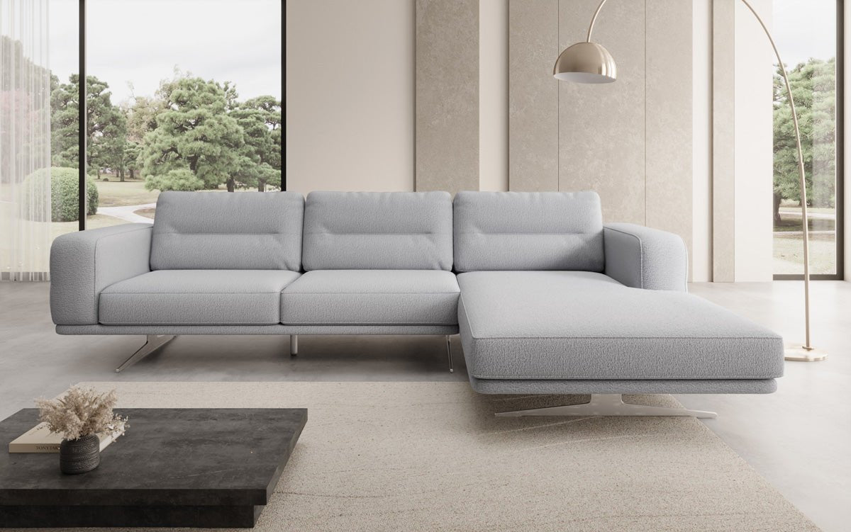 Designer L Sofa Torino in Bouclé