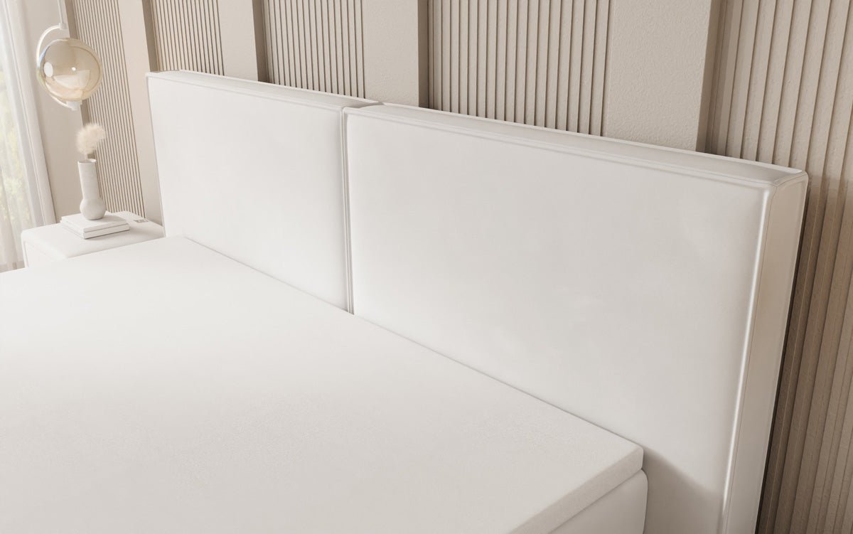 Boxspringbett Ophelia mit Schwebeoptik in Samt