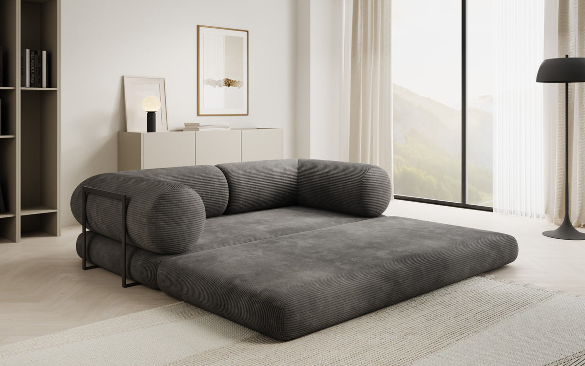 Designer Sofa Lazy Tube 3 Sitzer in Cord