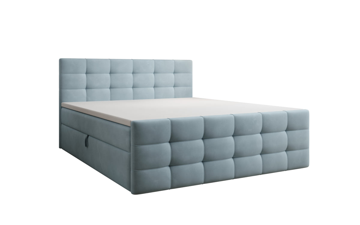 Boxspringbett Luxor Samt mit Stauraum